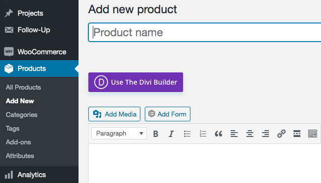woocommerce add new product